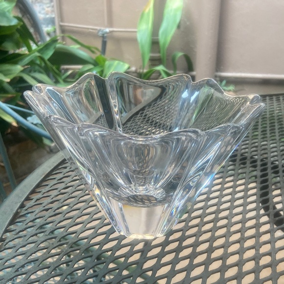 Orrefors Lars Hellsten Orion Crystal / Glass Bowl Sweden 20th Century